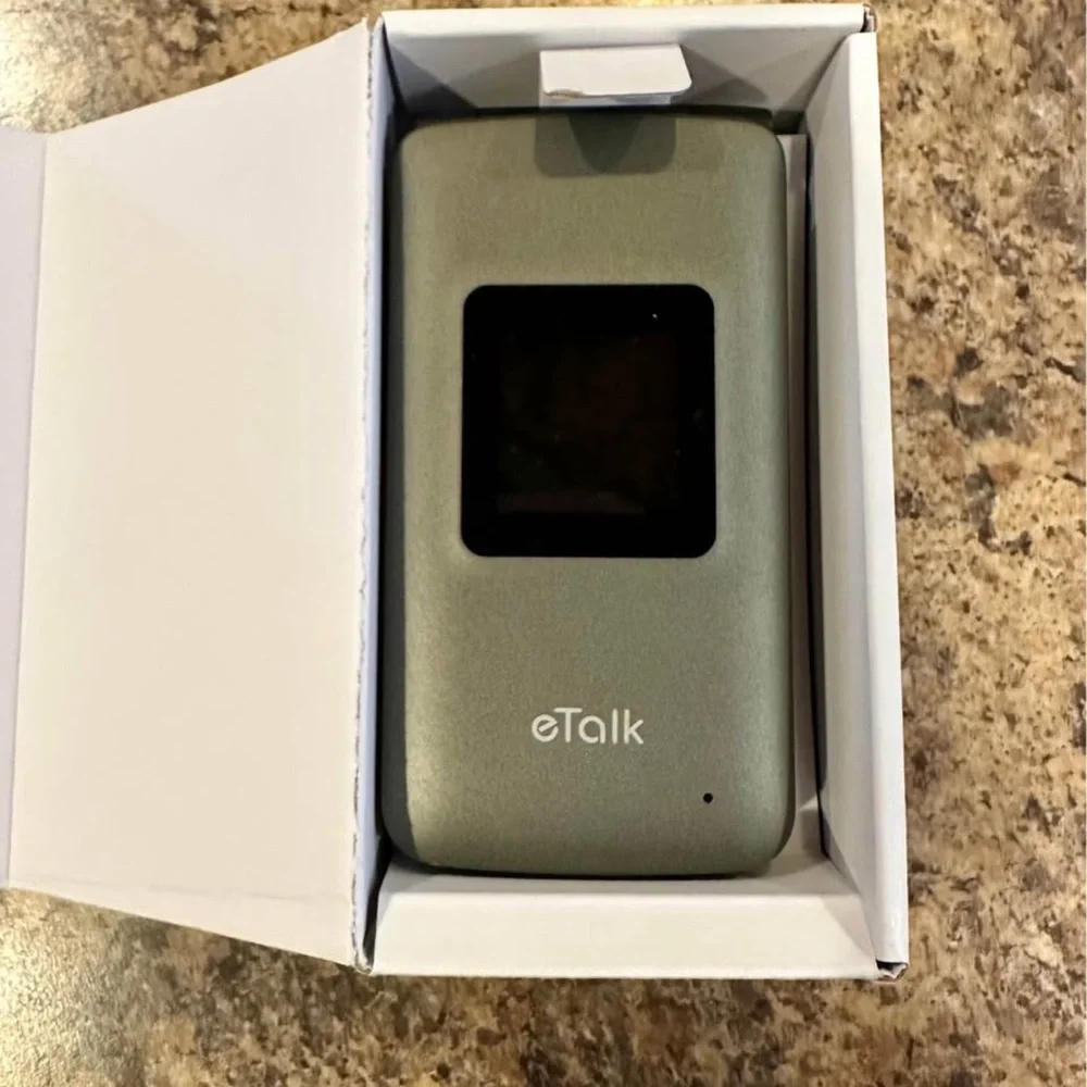 Gray Flip Phone